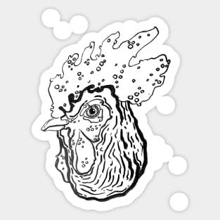 roosters Sticker